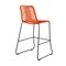 Armen Living Shasta 30" Outdoor Metal and Tangerine Rope Stackable Barstool, PK2 LCSTBABLTNG30 - alternate 3